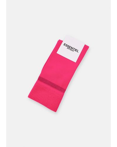 Essentiel Antwerp Neon Pink Antwerp Batrio Socks