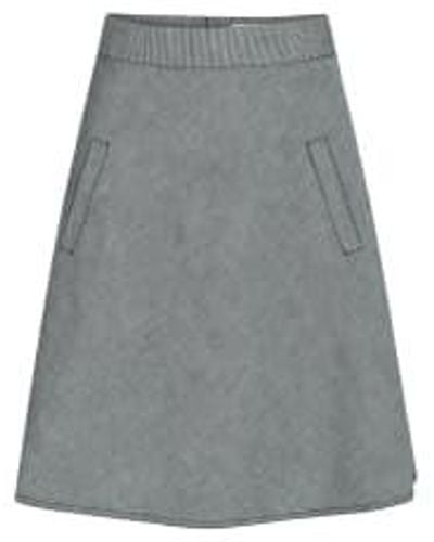 Mads Nørgaard Milk Stelly Skirt 36 - Grey