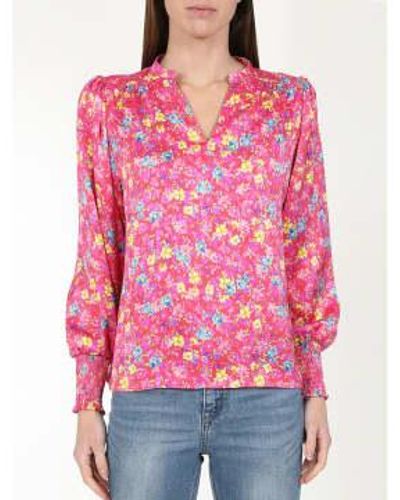 SIRENS Dawn Blouse Ditsy Floral Uk 8 - Red