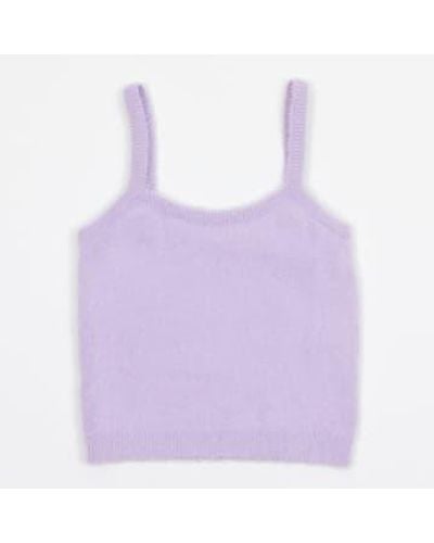 JJXX Top camie en tricot d'olivia en violet lilas