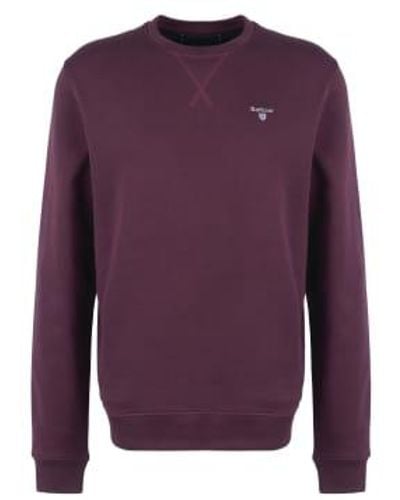 Barbour Ridsdale Sweatshirt Small - Purple