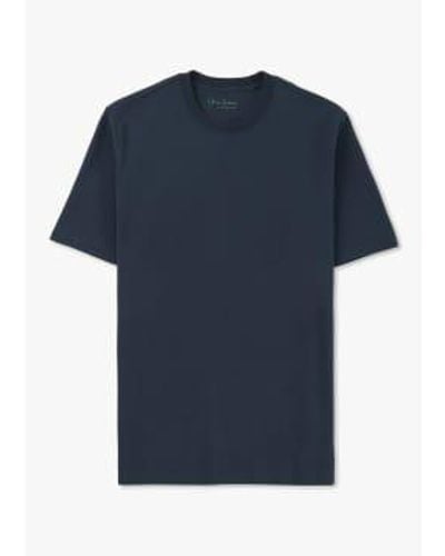 Oliver Sweeney Camiseta algodón mens palmela en la marina la medianoche - Azul