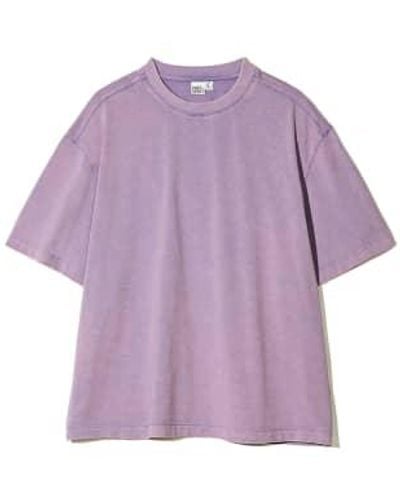 PARTIMENTO Vintage Washed Tee In - Purple