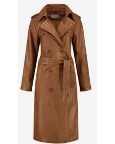 Goosecraft Tinsley Trench Coat - Brown