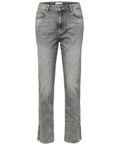 SELECTED Selected Femma Bea Jeans - Gray