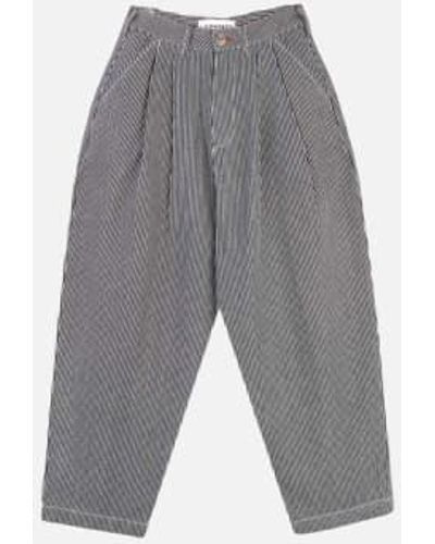 L.F.Markey Mega Pants Stripe S - Gray