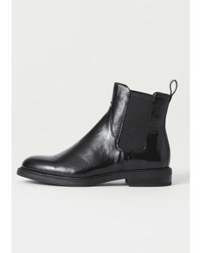Vagabond Shoemakers Amina Boot Black Patent - Nero