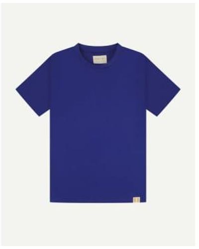 Uskees Mens Organic T Shirt Ultra - Blu
