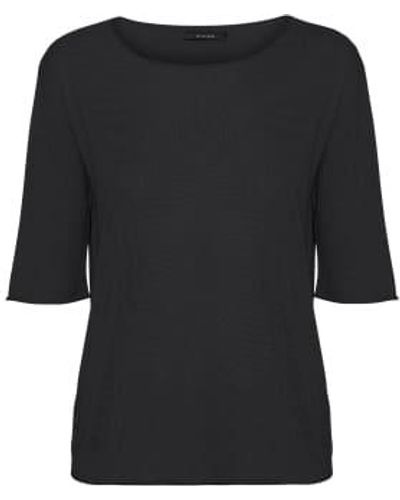 Oh Simple Silk Cashmere Knit Xs - Black
