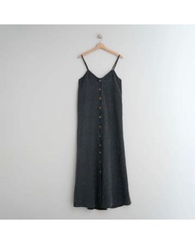 indi & cold Checked Strappy Dress S - Black