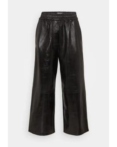 Day Birger et Mikkelsen Jonah Polished Leather Pants 36 - Black
