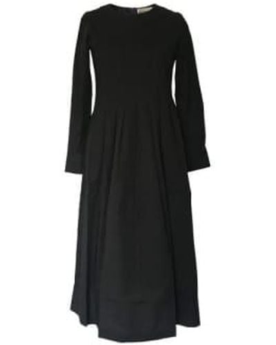 WDTS Window Dressing The Soul Poplin Tilly Dress Xs - Black