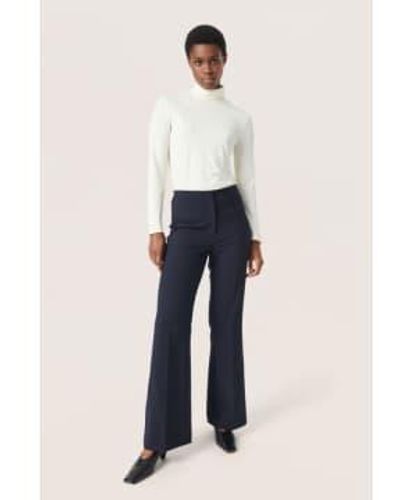 Soaked In Luxury Slcorinne Pants Or Night Sky - Bianco
