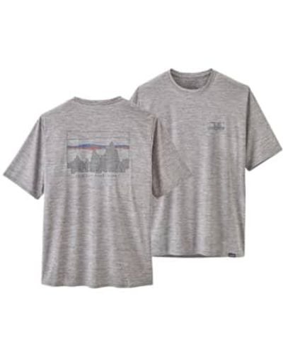 Patagonia Capilene Cool Daily Graphic Shirt '73 Skyline: Feather - Gray