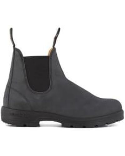 Blundstone 587 Boots Rustic Black Leather - Nero
