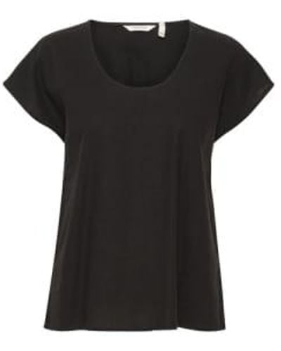 B.Young Byoung Falakka O Neck Blouse In - Nero