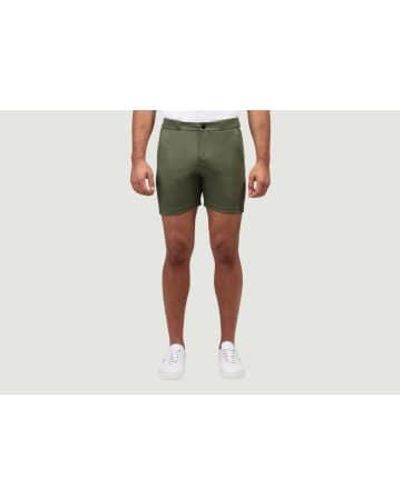 Ron Dorff Sports Shorts With Piping - Verde