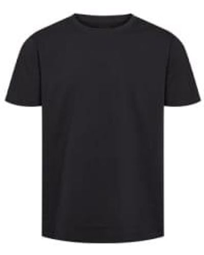 Sand Copenhagen T-shirt en coton mercerisé noir