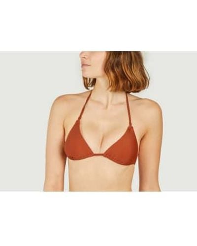 Rhythm Top bikini diapositivas clásicas - Marrón