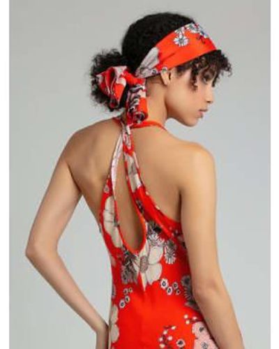 Nooki Design Hattie Headscarf - Rosso