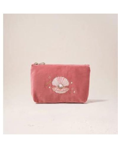 Elizabeth Scarlett Mini bolsa perla concha - Rosa