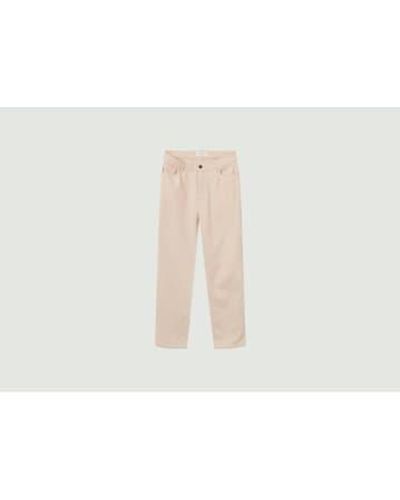 Knowledge Cotton Alex 5 Pocket Trousers - Bianco