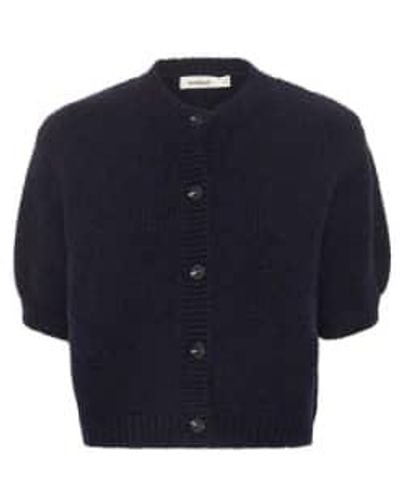 Soaked In Luxury Slparadis nocturne ciel tricot cardigan - Bleu