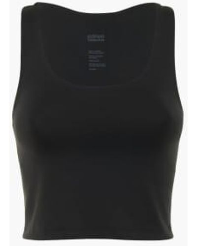 GIRLFRIEND COLLECTIVE Camiseta sin mangas bella luxe scoop - Negro