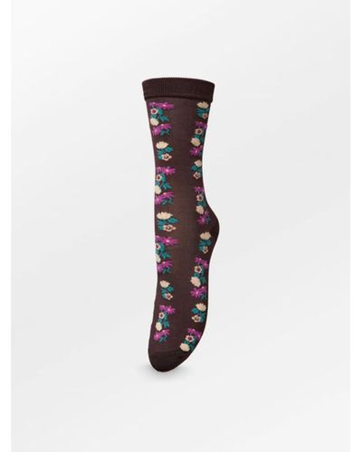 Becksöndergaard Flosine Visca Socks Taupe - Multicolore