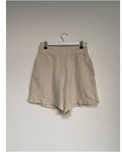 Beaumont Organic Gilma Shorts en taille osseuse S - Marron