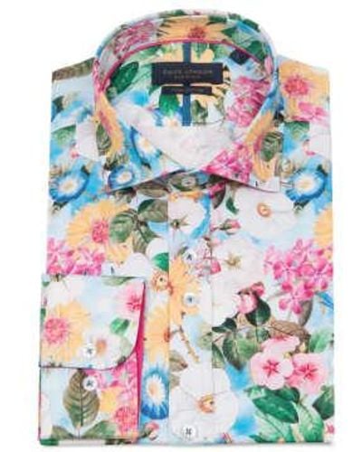 Guide London Flower Print Shirt Multi M - Multicolor