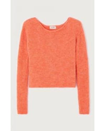 American Vintage East Melange Sweater M - Orange