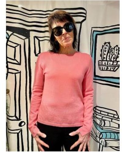 Not Shy Becka Cashmere Jumper Paradise Size Small - Pink
