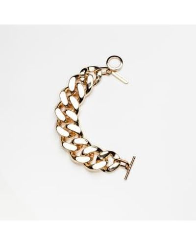 By Sara Christie The Boss Bracelet Matte / Medium 22cm X 3cm 1.5cm - Metallic