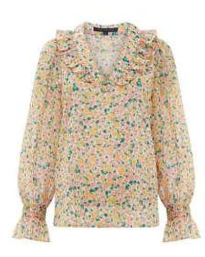 French Connection Aleezia Hallie Crinkle Shirt - Natur