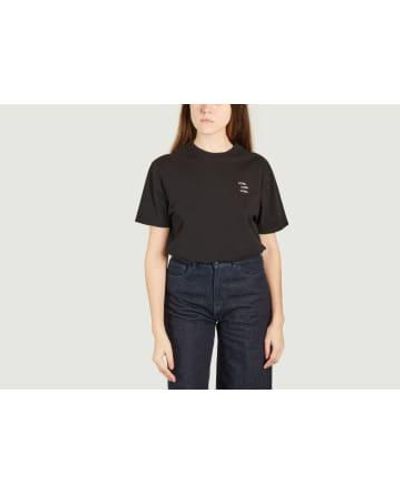 Maison Labiche Camiseta popindourt - Negro