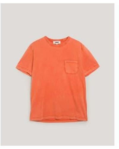YMC T-shirt poche sauvage - Orange