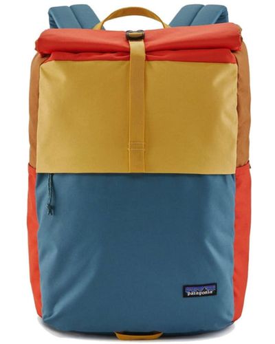Patagonia Arbor Roll Top Pack Patchwork Surfboard Yellow - Nero
