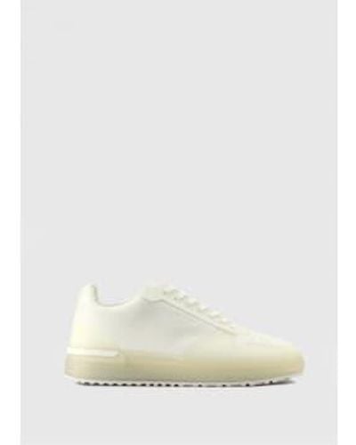 Mallet Mens Hoxton 20 Trainers In White - Bianco