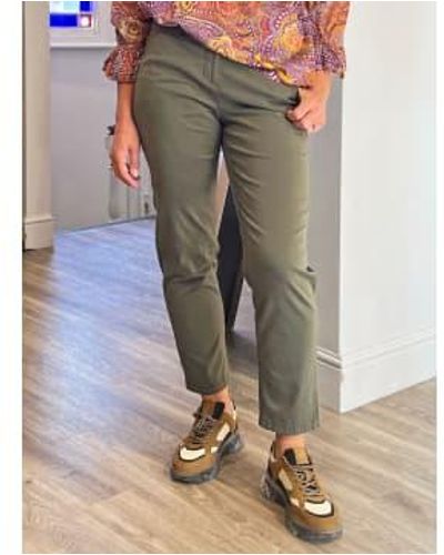 Luisa Cerano Bamboo Chino Trousers - Multicolore