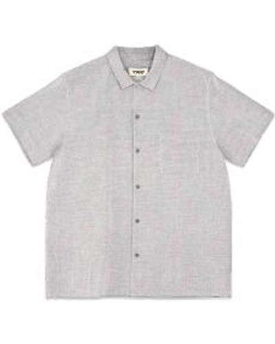 YMC Malick Shirt / Lilac Medium - Gray