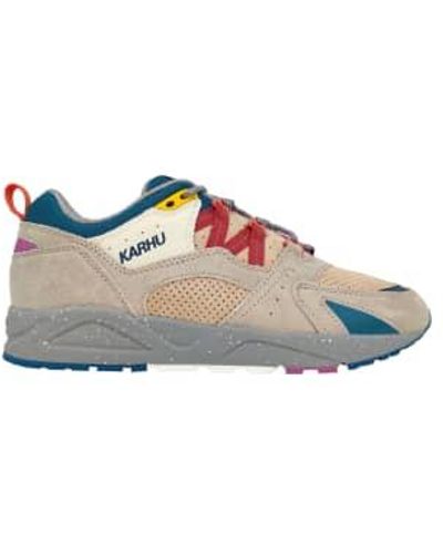 Karhu Scarpe fusion 2.0 lingo plata mineral rojo - Gris