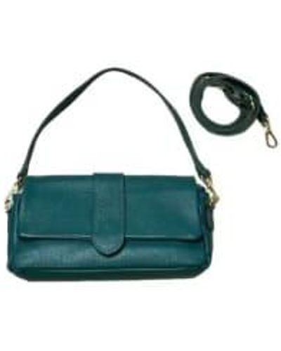 Made by moi Selection Sac baguette cuir vert