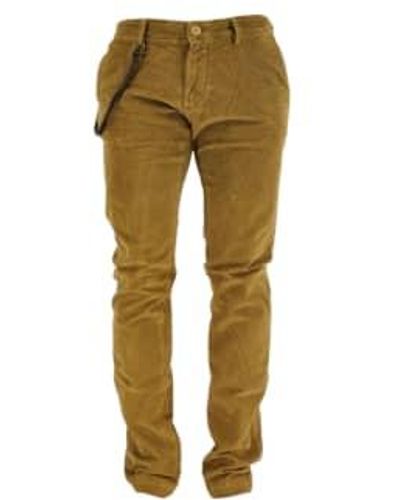 Modfitters Pantalones hombres terciopelo carnaby - Verde