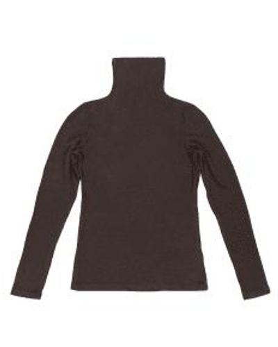 Jungmaven Or Whidbey Turtleneck Or Coffee Bean - Marrone