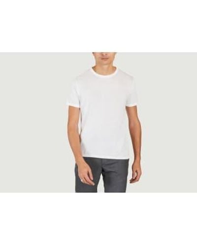Officine Generale Linen T-shirt Xl - White