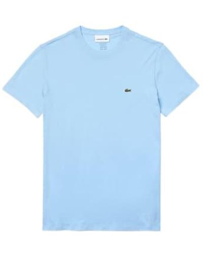 Lacoste Pima Cotton T Shirt Th6709 Overview - Blu