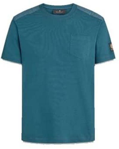 Belstaff T-shirt racing bleu légion
