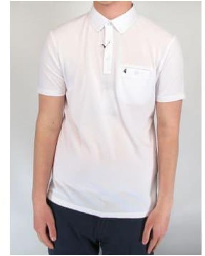 Gabicci Ladro Button-down Collar Polo Shirt 2xl - White