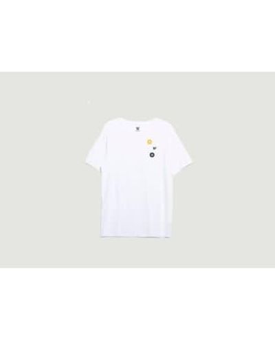 WOOD WOOD Ace Patches T-shirt Xl - White